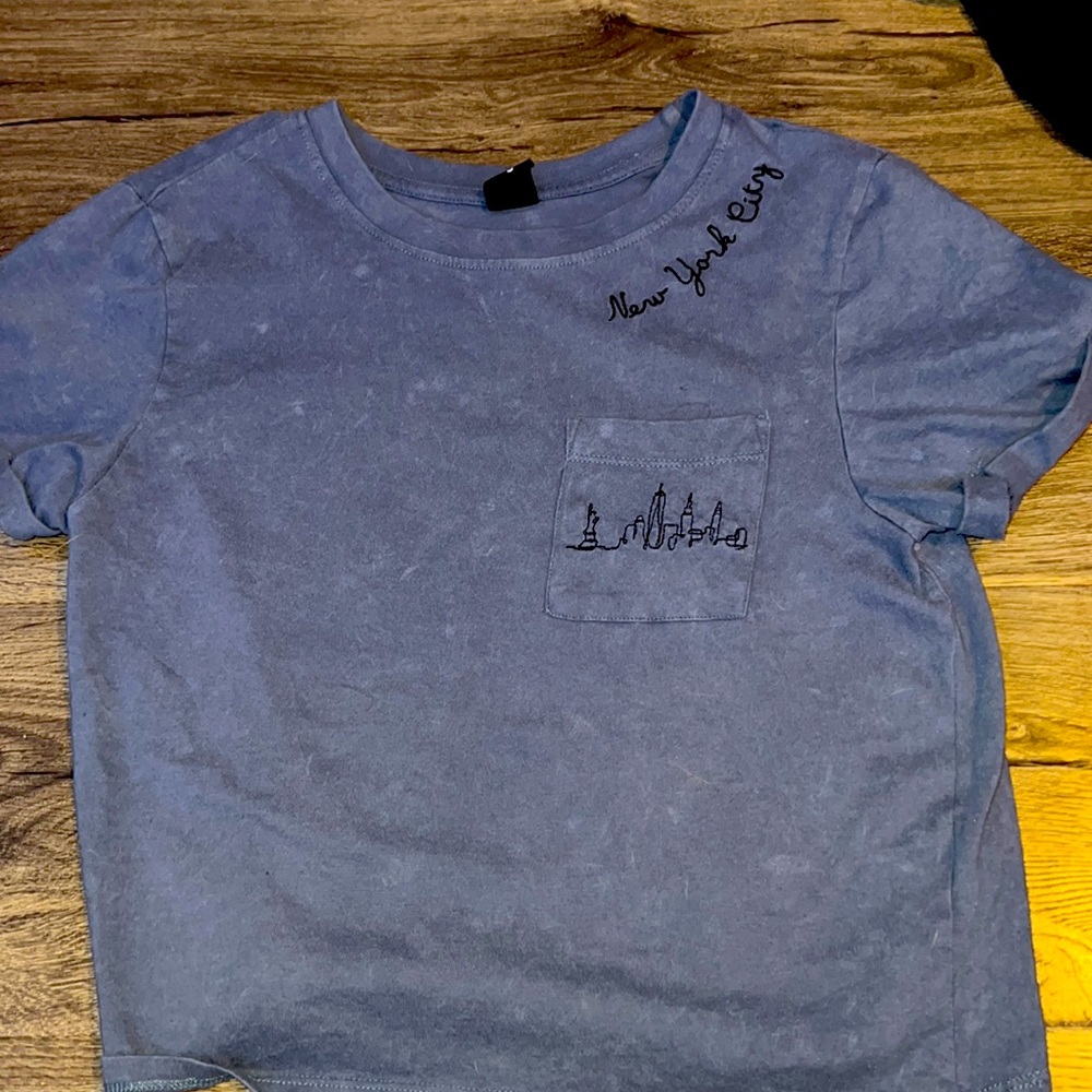 Size small cropped top